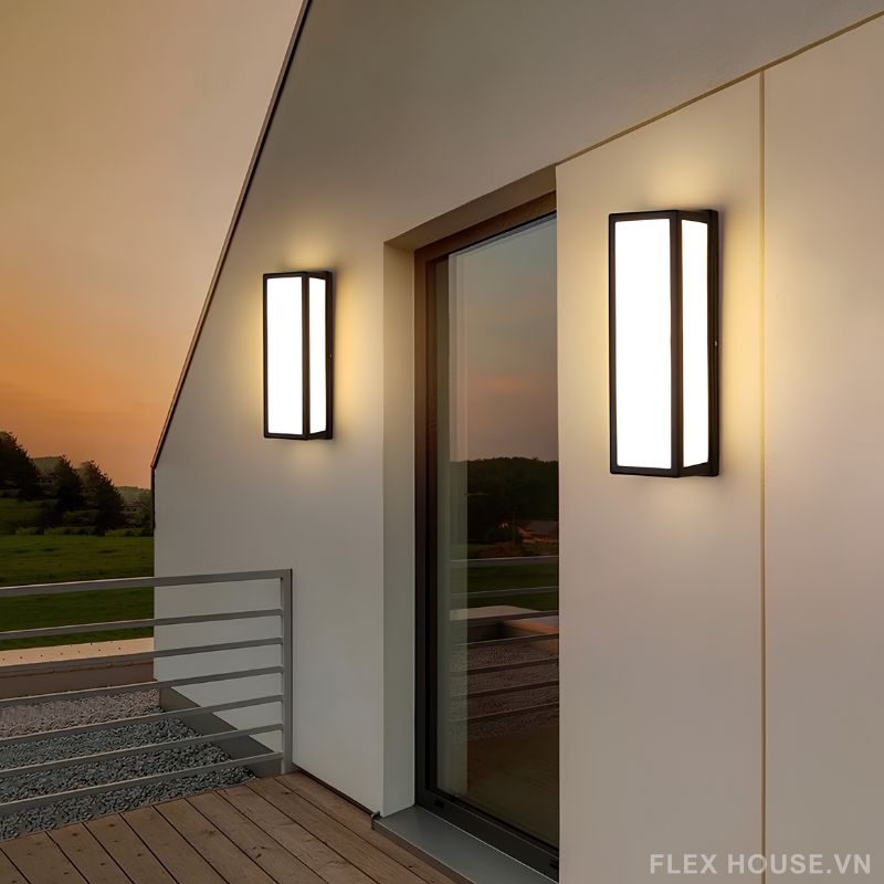 Đèn tường ngoại thất phong cách tối giản VNT124 (7) Đèn tường ngoại thất phong cách tối giản VNT124