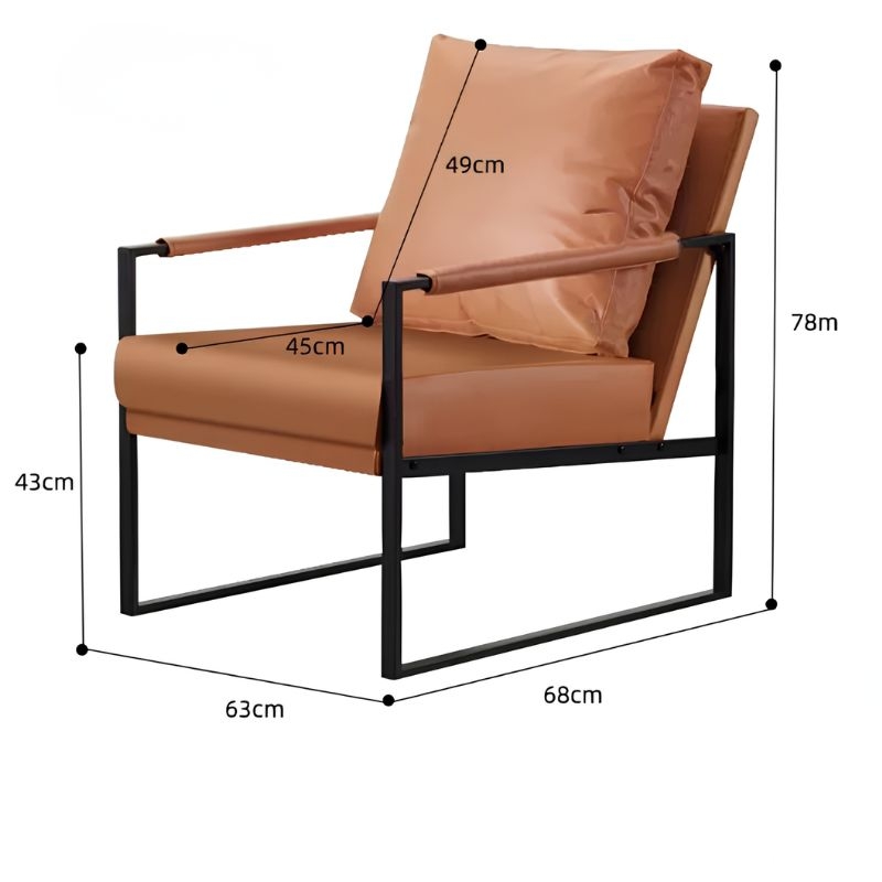 Ghế armchair đọc sách hiện đại tối giản LH8985 14 Ghế armchair đọc sách hiện đại tối giản LH8985 31