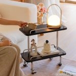 Kệ xe đẩy bàn cafe nhiều tầng di động SH8386