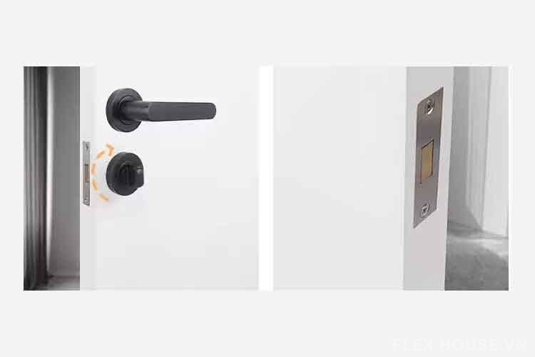 Khóa cửa phòng tay gạt một mặt SC336 2 Khóa cửa phòng tay gạt một mặt SC336 8