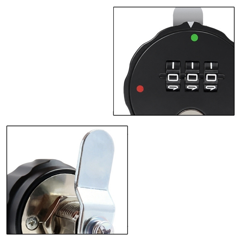 Khóa tủ mật mã cơ xoay 3 số kèm chìa DMZ-6012X 4 Khóa tủ mật mã cơ xoay 3 số kèm chìa DMZ-6012X 10